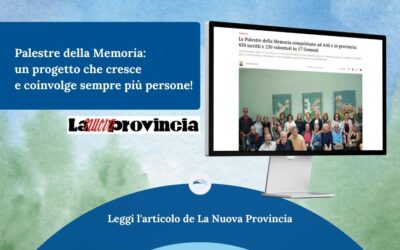 Palestre della Memoria: un progetto che cresce e coinvolge sempre più persone!